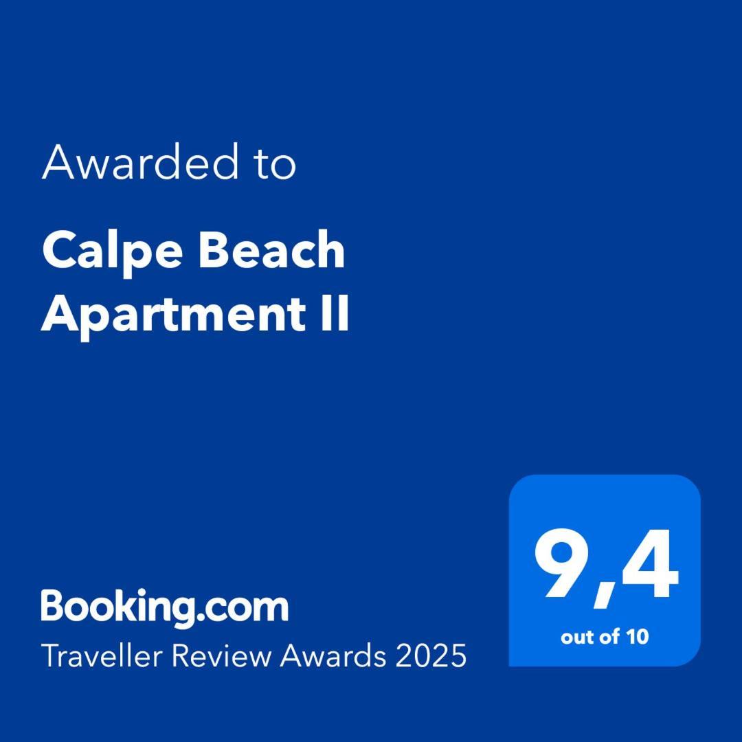 Calpe Beach Apartment II Turquesa Beach Ifach Buitenkant foto